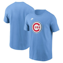 Chicago Cubs Nike Cooperstown Collection T-Shirt - Light Blue T-shirts