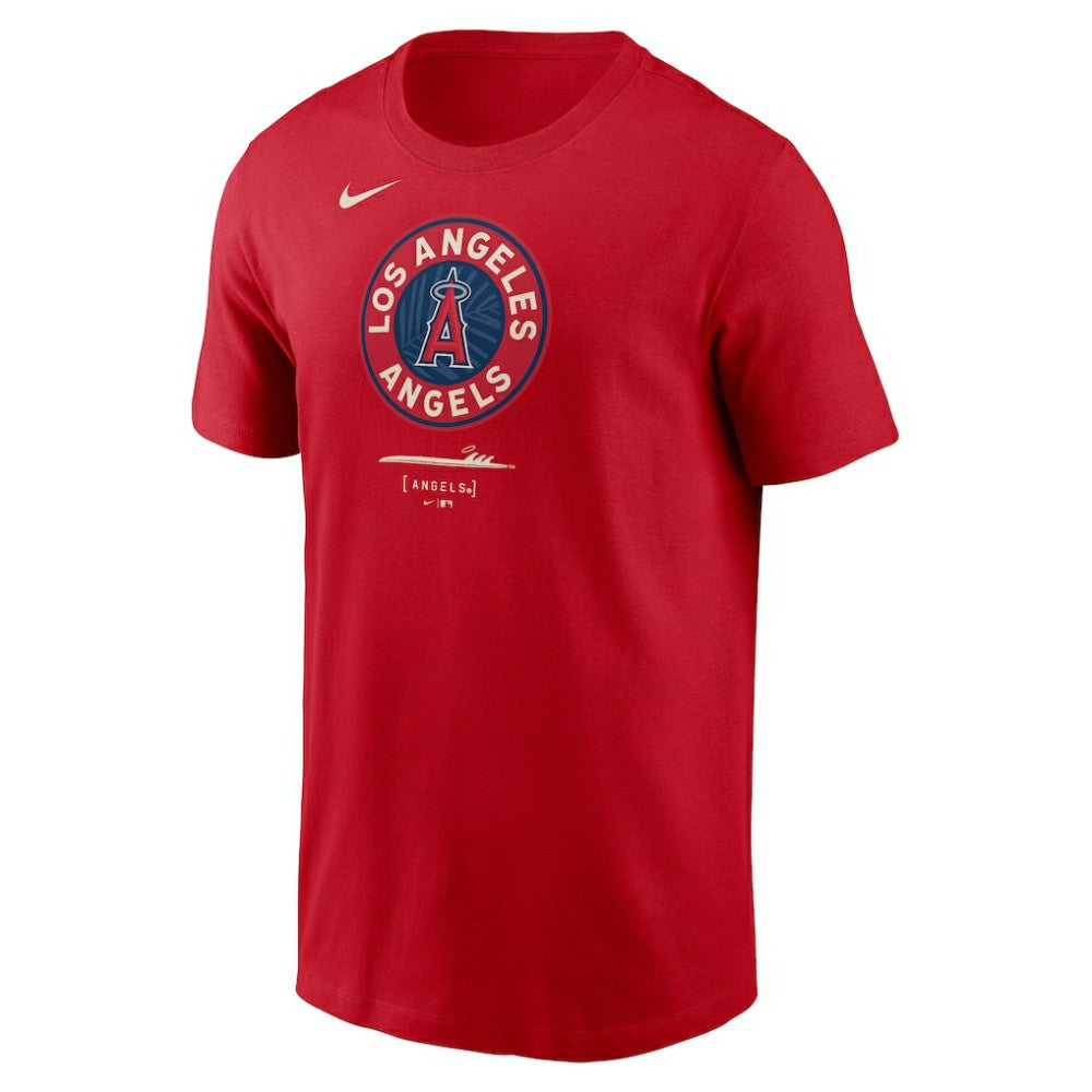 Los Angeles Angels Nike City Connect Large Logo T-Shirt - Red T-shirts