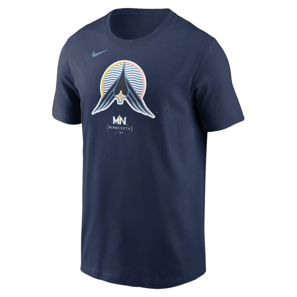 Minnesota Twins Nike 2024 City Connect Large Logo T-Shirt - Navy T-shirts