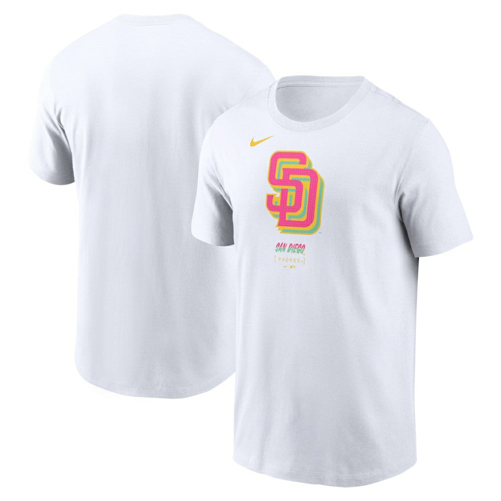 San Diego Padres Nike City Connect Large Logo T-Shirt - White T-shirts