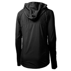 Philadelphia Eagles Cutter & Buck Women's Gridiron Classics Logo Adapt Eco Knit Hybrid Recycled Full-Zip Hoodie Black