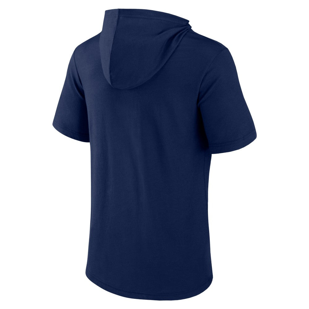 Minnesota Twins Fanatics Iconic Rebel Short Sleeve Hooded Top - Navy Tops
