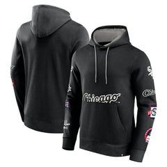 Chicago White Sox Fanatics Wild Winner Pullover Hoodie - Black Hoodies