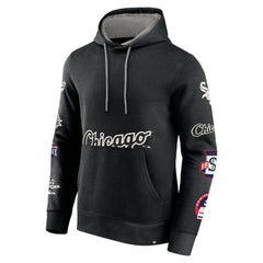 Chicago White Sox Fanatics Wild Winner Pullover Hoodie - Black Hoodies