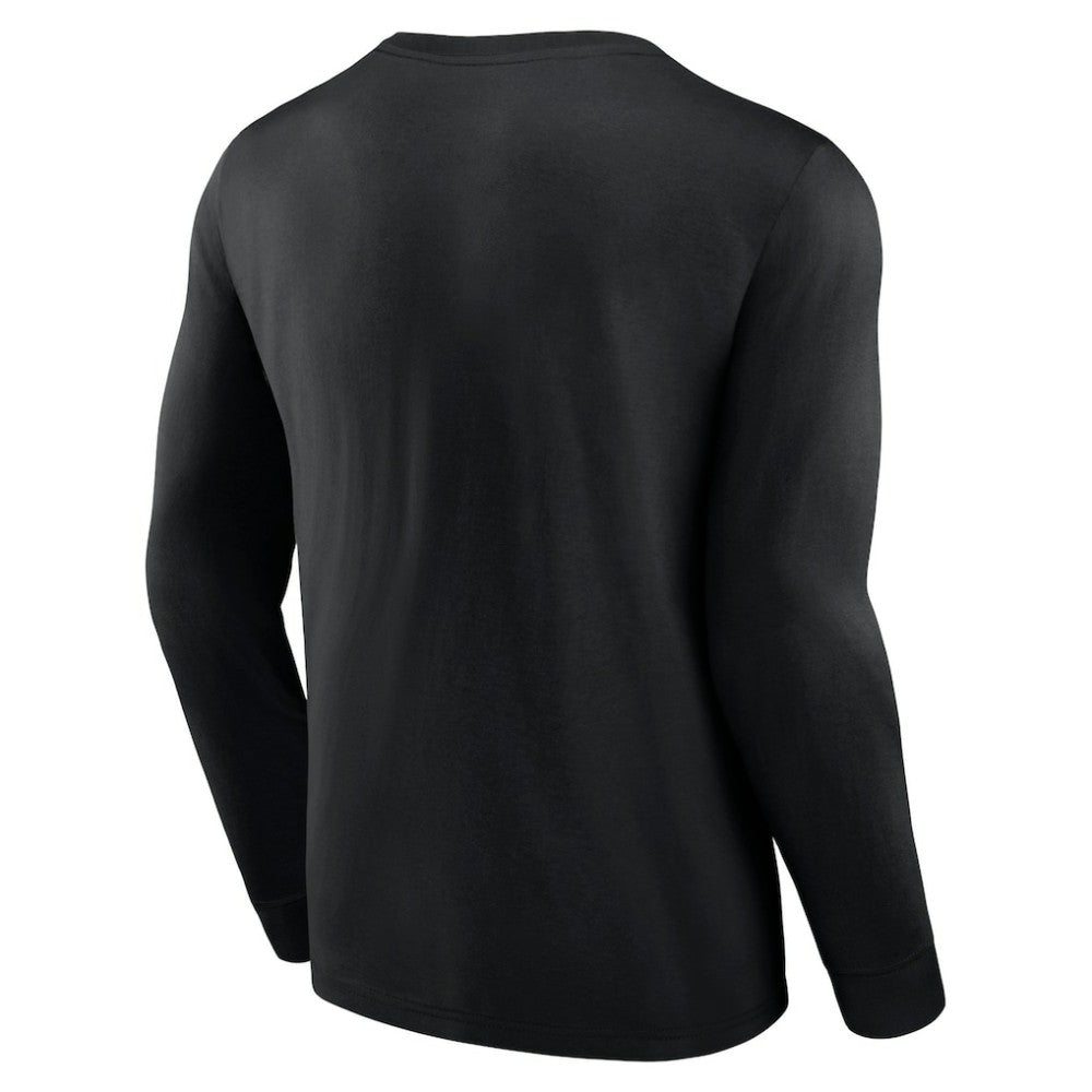Chicago White Sox Fanatics Strike the Goal Long Sleeve T-Shirt - Black T-shirts