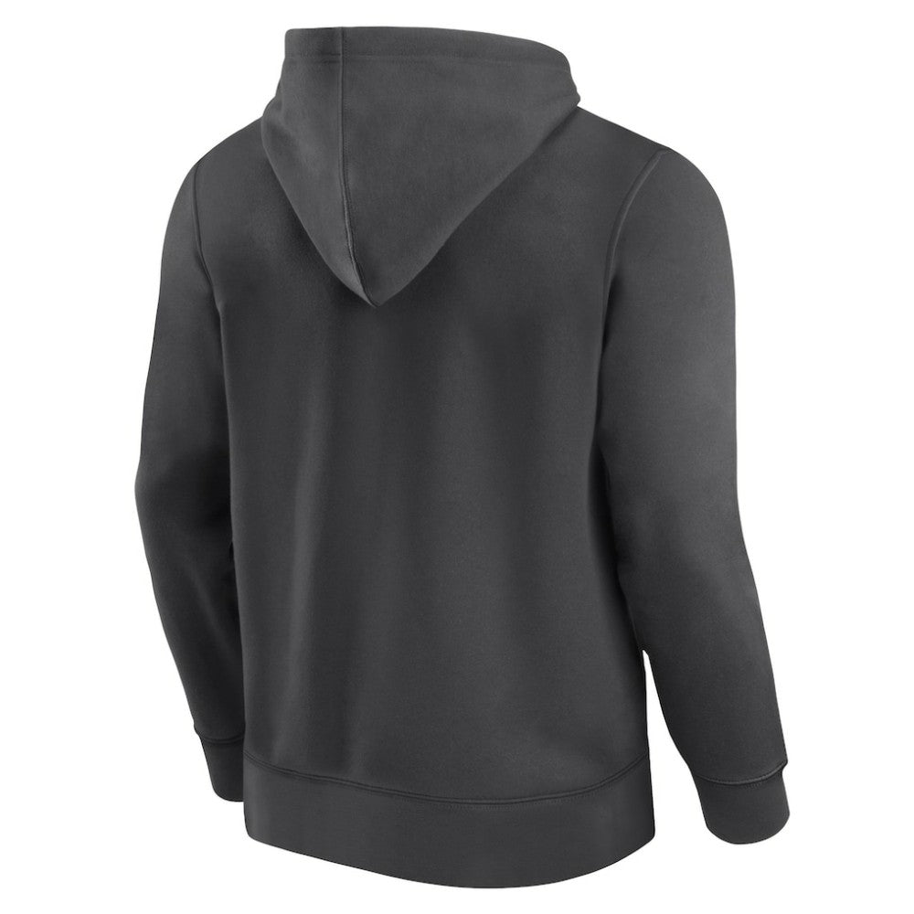 Fanatics San Francisco Giants Black Plan for Adversity Henley Fleece Pullover Hoodie Hoodies