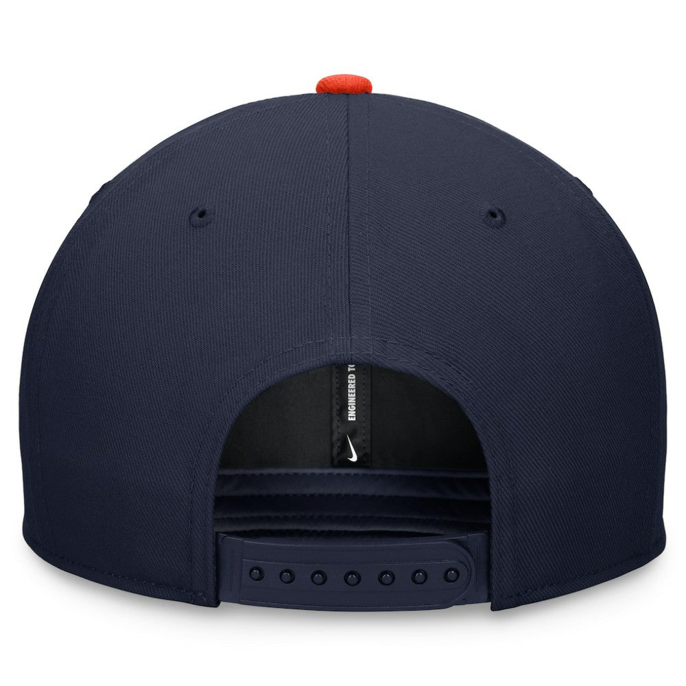 Houston Astros Nike Two-Tone Snapback Hat - Navy/Orange Hats