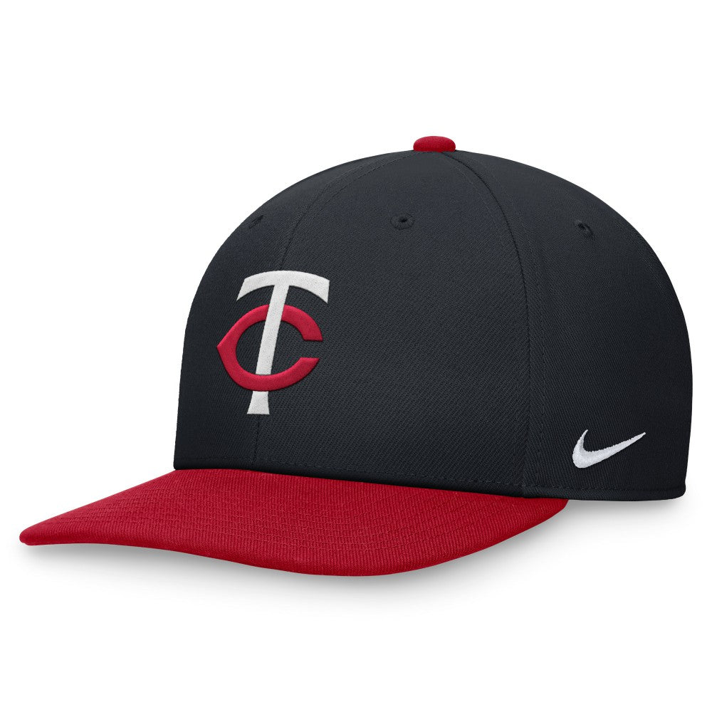 Minnesota Twins Nike Two-Tone Snapback Hat - Navy/Red Hats