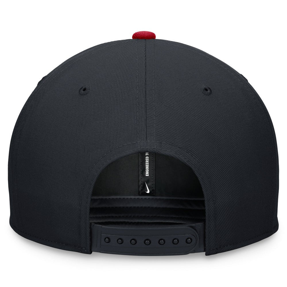 Minnesota Twins Nike Two-Tone Snapback Hat - Navy/Red Hats