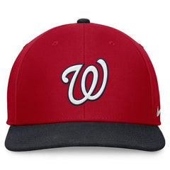 Washington Nationals Nike Two-Tone Snapback Hat - Red/Navy Hats