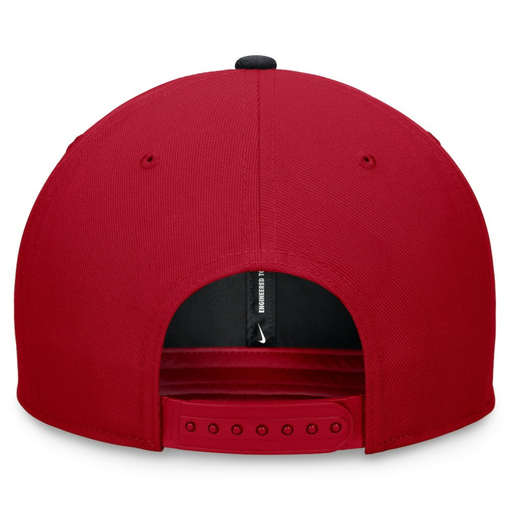 Washington Nationals Nike Two-Tone Snapback Hat - Red/Navy Hats