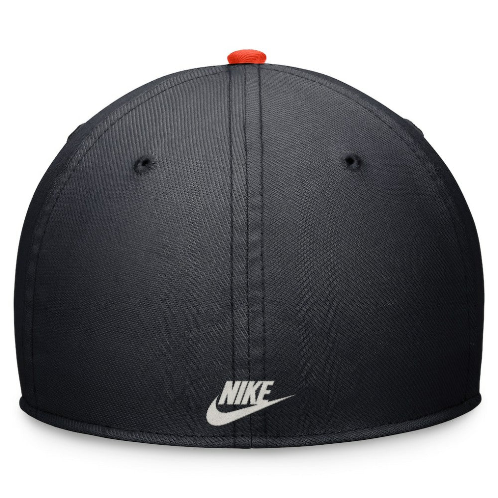 Houston Astros Nike Cooperstown Collection Rewind Swooshflex Performance Hat - Navy/Orange Hats