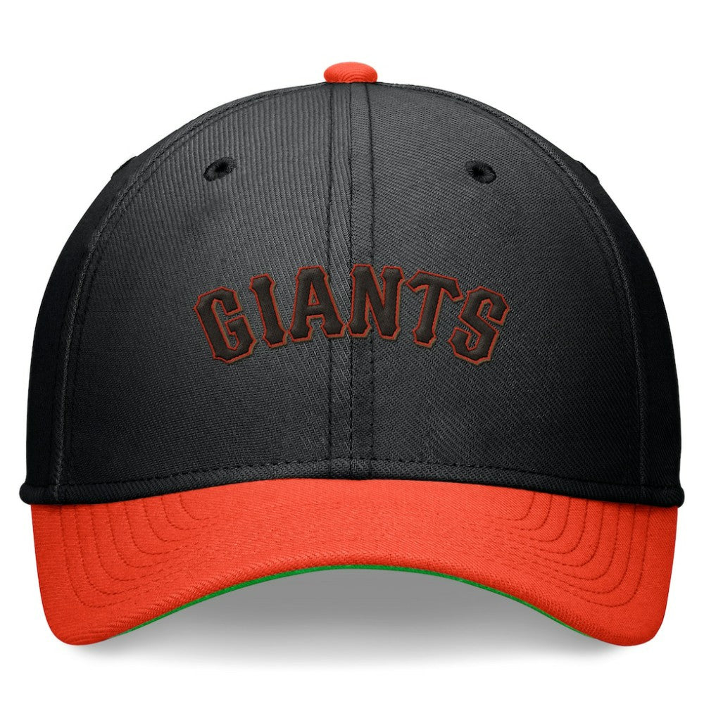 San Francisco Giants Nike Cooperstown Collection Rewind Swooshflex Performance Hat - Black/Orange Hats