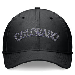 Colorado Rockies Nike Performance Flex Hat - Black Hats