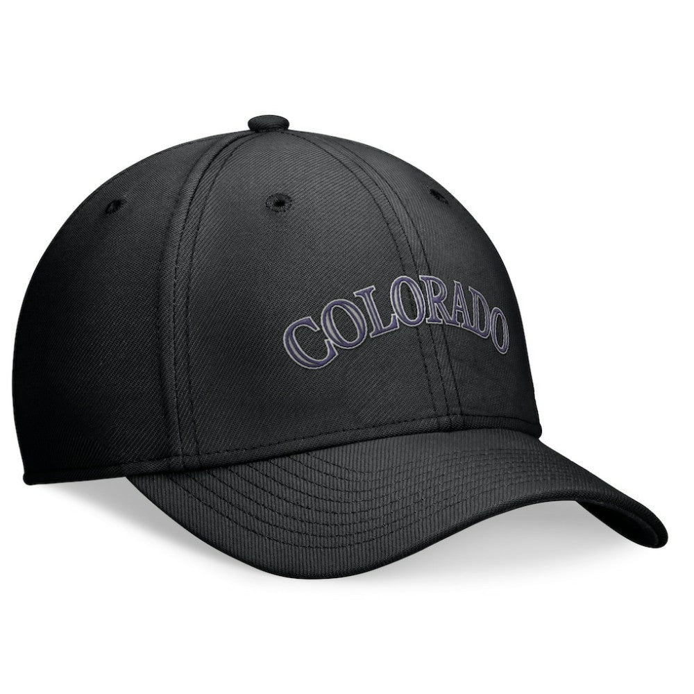 Colorado Rockies Nike Performance Flex Hat - Black Hats