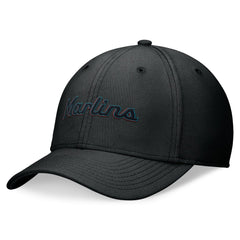 Miami Marlins Nike Performance Flex Hat - Black Hats
