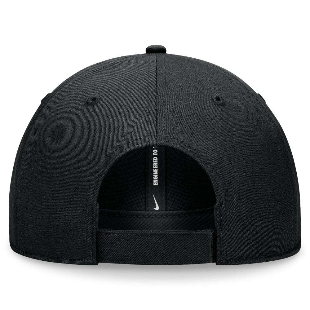 Miami Marlins Nike Club Performance Adjustable Hat - Black Hats