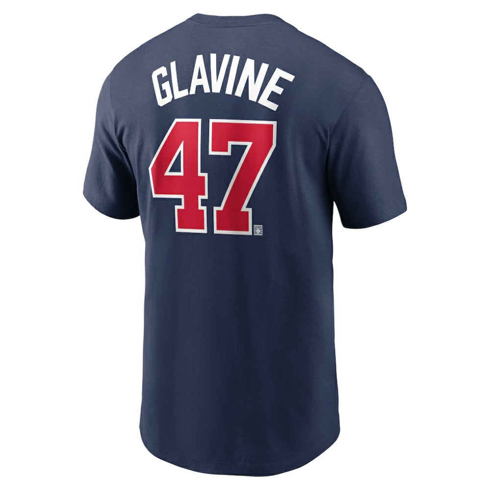Tom Glavine Atlanta Braves Nike Fuse Name & Number T-Shirt - Navy T-shirts