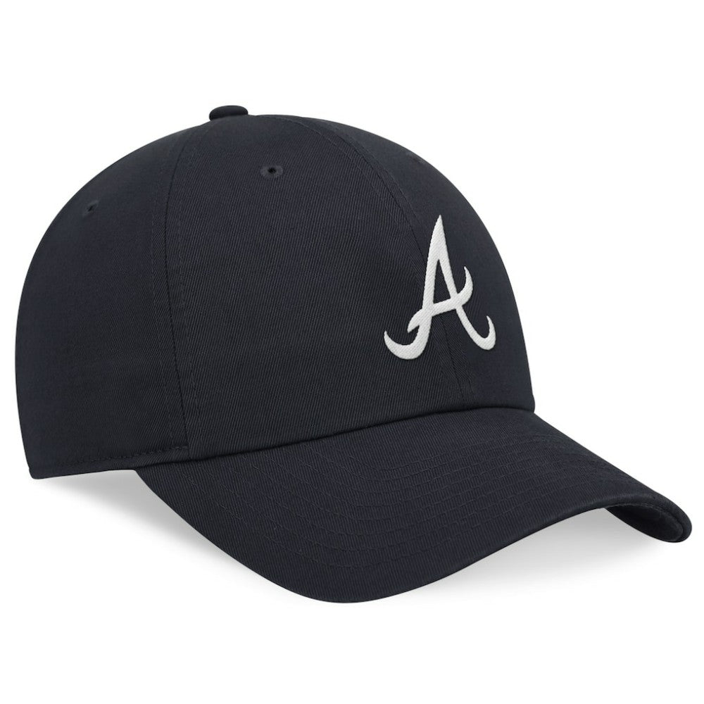 Atlanta Braves Nike Club Adjustable Hat - Navy Hats
