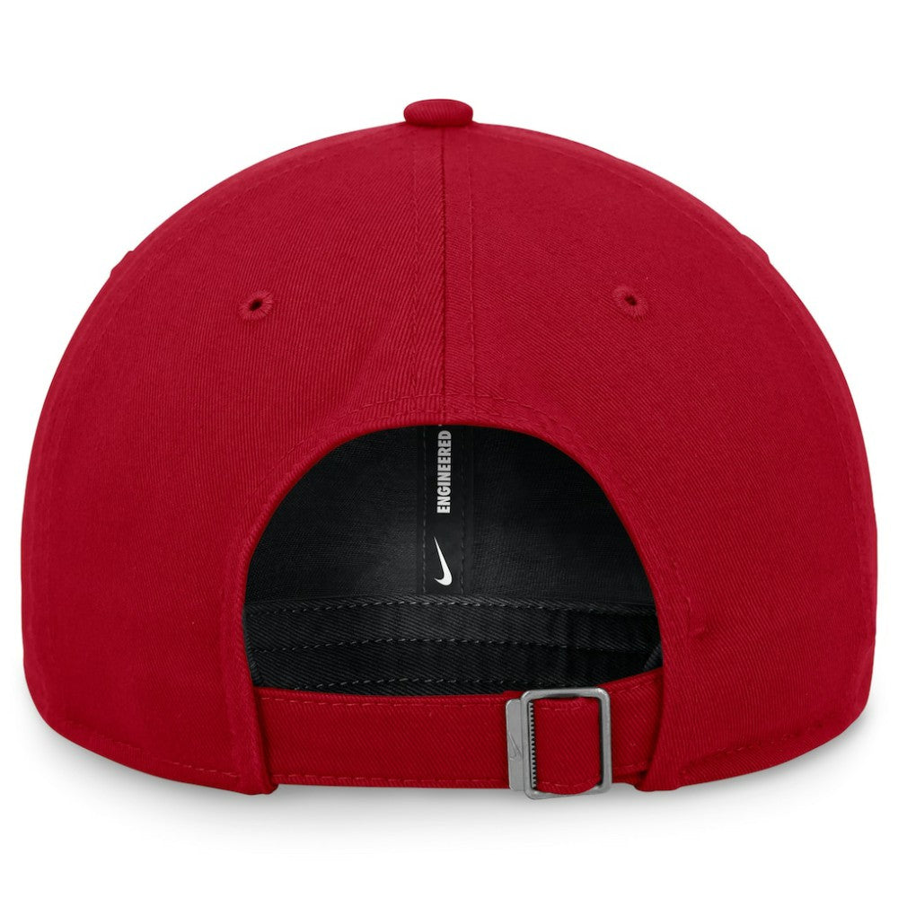Atlanta Braves Nike Club Adjustable Hat - Red Hats