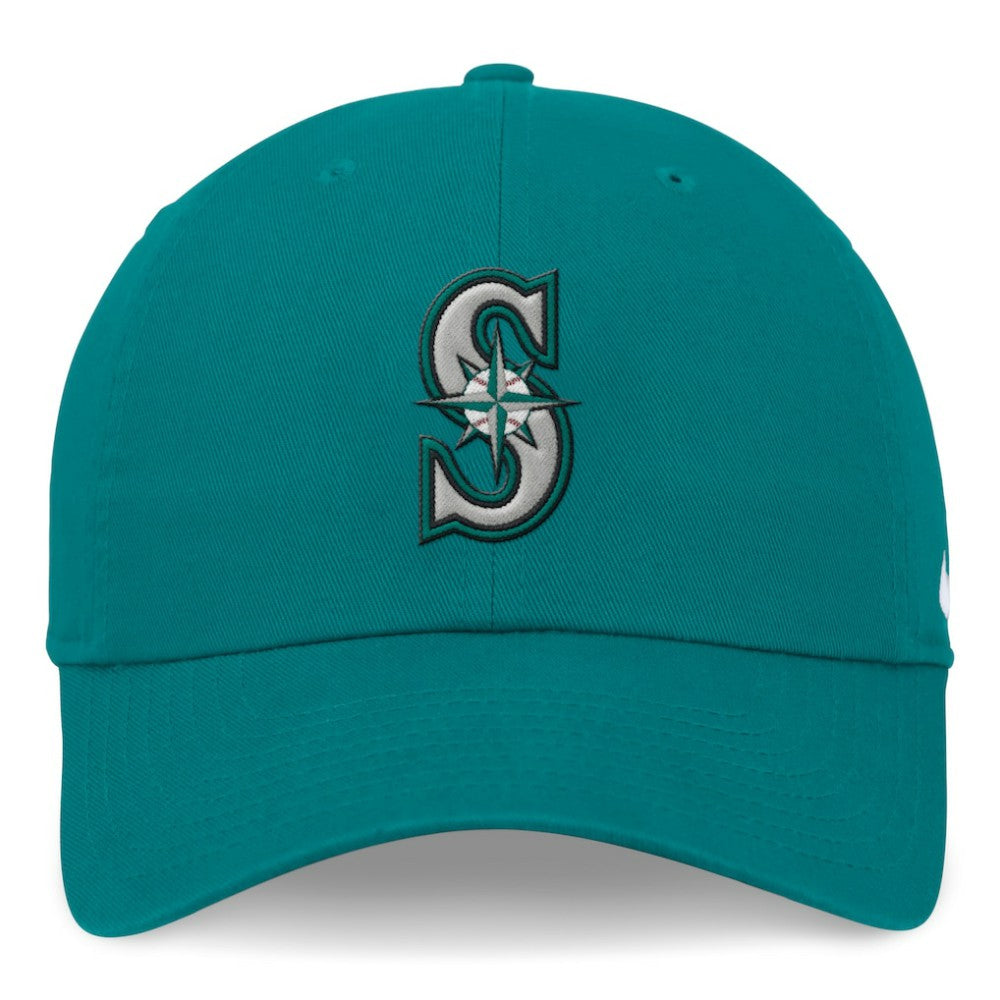 Seattle Mariners Nike Club Adjustable Hat - Aqua Hats