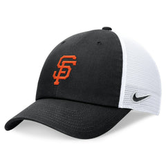 San Francisco Giants Nike Club Trucker Adjustable Hat - Black Hats