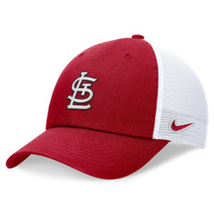 St. Louis Cardinals Nike Club Trucker Adjustable Hat - Red Hats