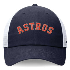 Houston Astros Nike Wordmark Adjustable Trucker Hat - Navy Hats