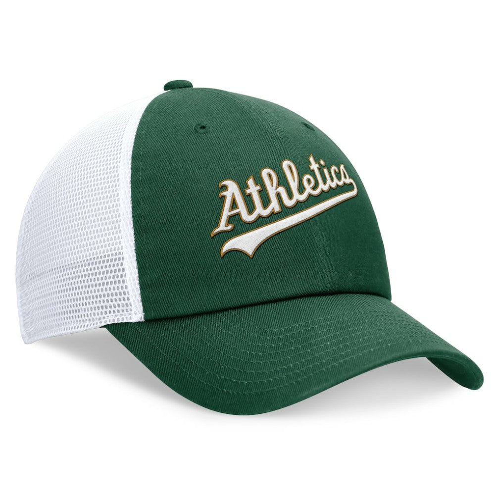 Athletics Nike Wordmark Adjustable Trucker Hat - Green Hats