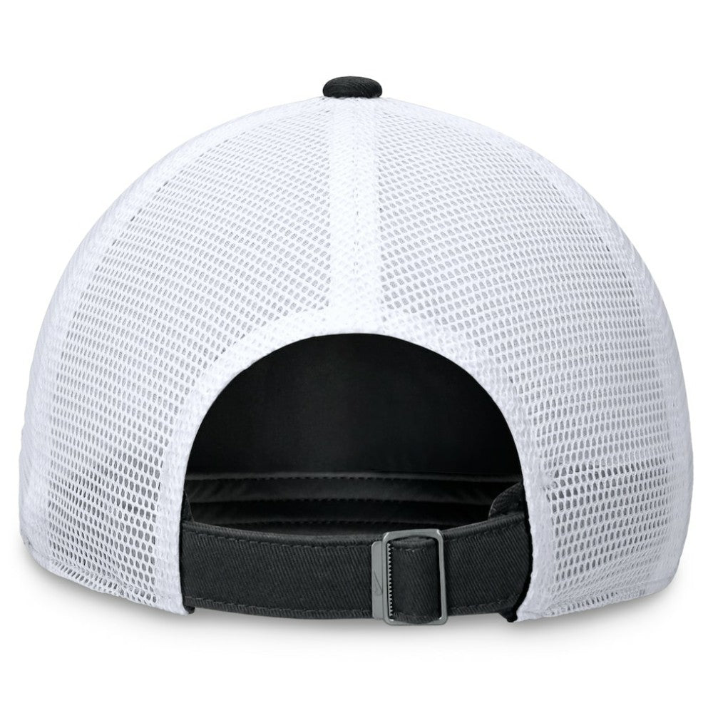 Pittsburgh Pirates Nike Wordmark Adjustable Trucker Hat - Black Hats