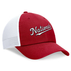 Washington Nationals Nike Wordmark Adjustable Trucker Hat - Red Hats