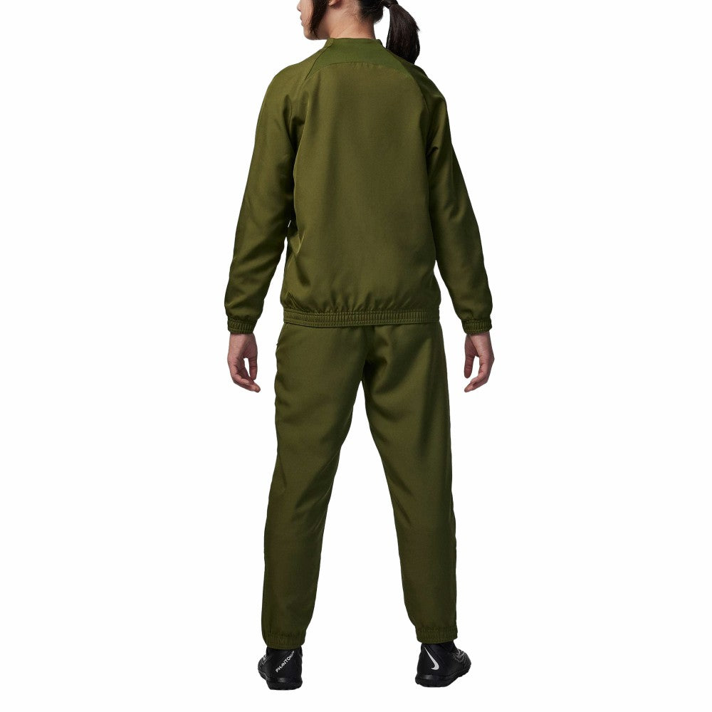 Paris Saint-Germain Jordan Brand Youth 2023/24 Strike Full-Zip Track Jacket Olive