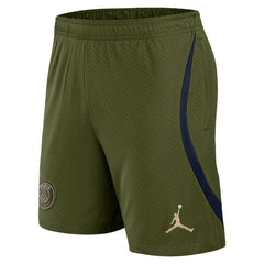Paris Saint-Germain Jordan Brand Youth 2023/24 Fourth Strike Shorts Olive