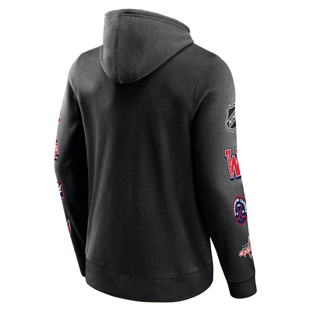 NHL Washington Capitals Fanatics Wild Winner Pullover Hoodie - Black
