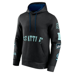 NHL Seattle Kraken Fanatics Wild Winner Pullover Hoodie - Black