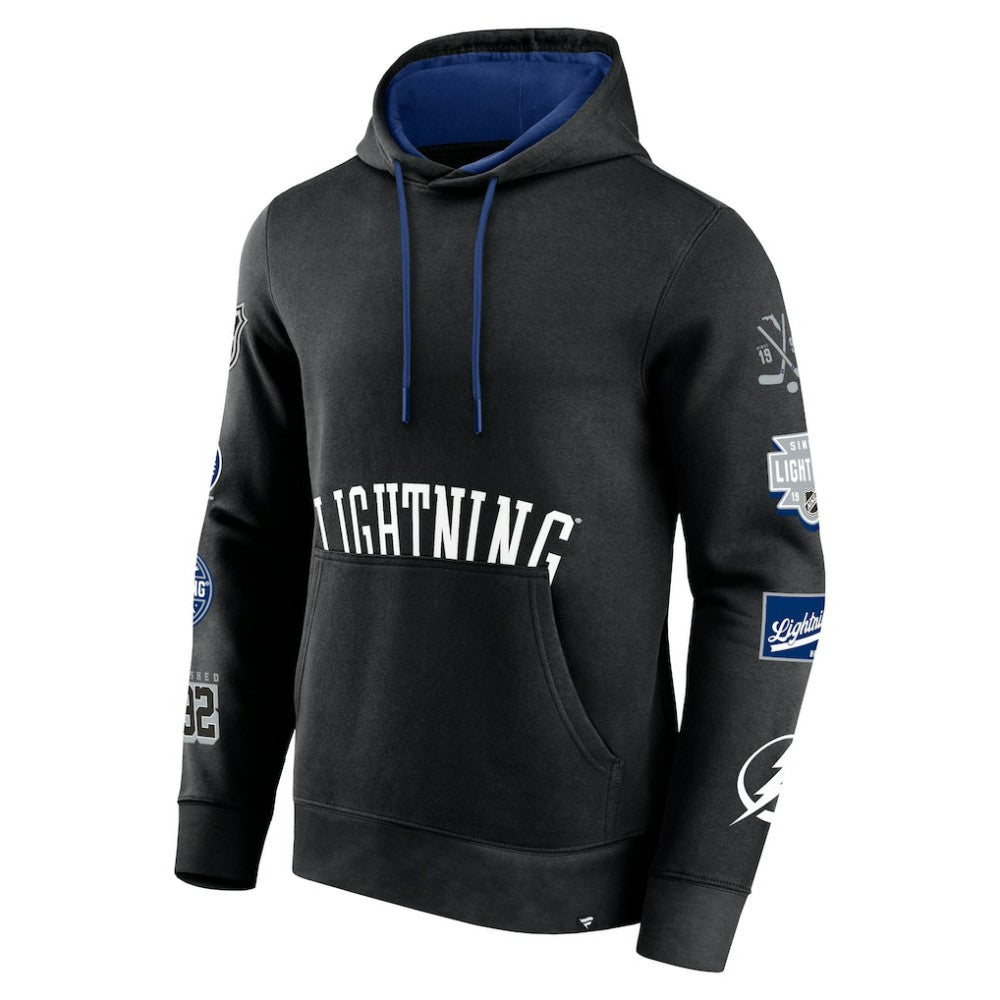 NHL Tampa Bay Lightning Fanatics Wild Winner Pullover Hoodie - Black