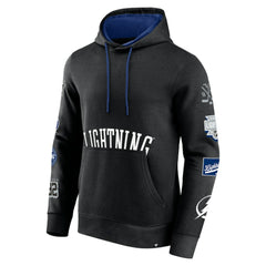 NHL Tampa Bay Lightning Fanatics Wild Winner Pullover Hoodie - Black