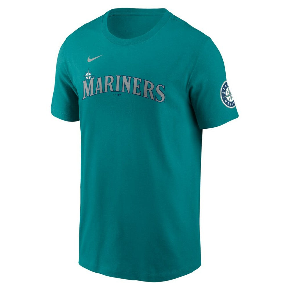 Julio Rodríguez Seattle Mariners Nike Fuse Name & Number Inline T-Shirt - Teal T-shirts