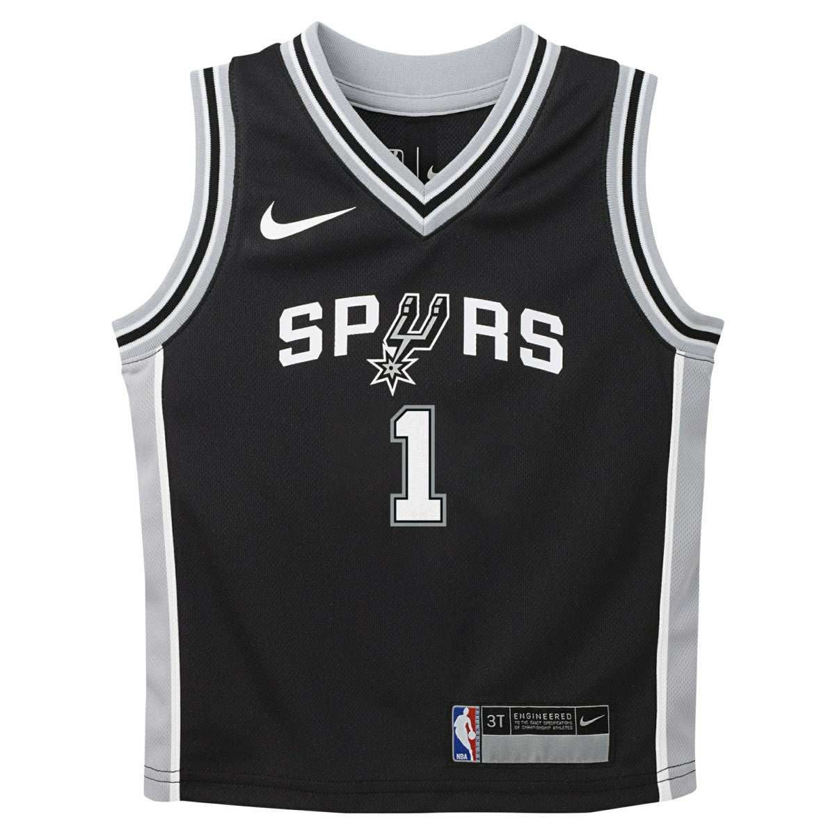 Victor Wembanyama San Antonio Spurs Preschool Swingman Player Jersey Icon Edition Black