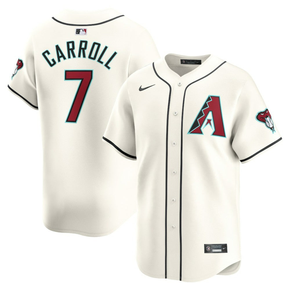 Corbin Carroll Arizona Diamondbacks Nike Home Limited Player Jersey - White Jerseys