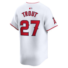 Mike Trout Los Angeles Angels Nike Home Limited Player Jersey - White Jerseys