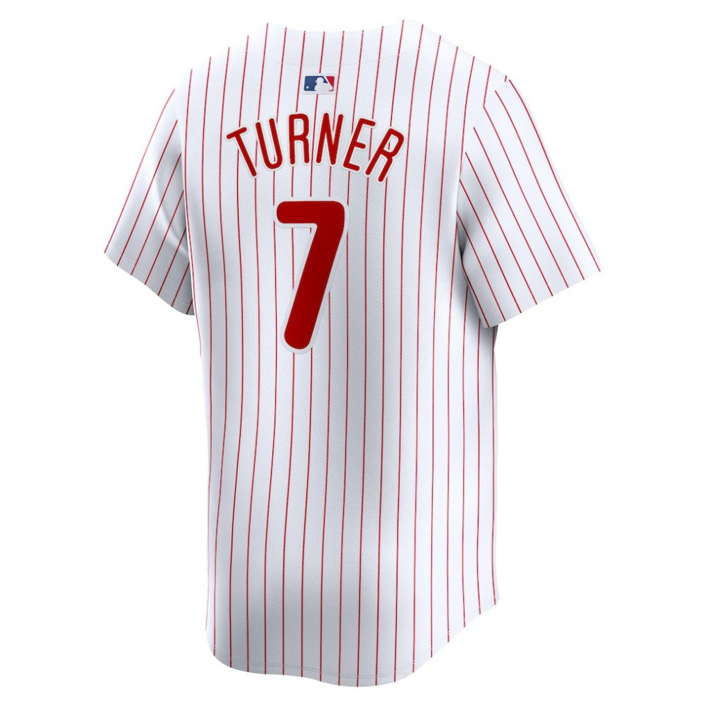 Trea Turner Philadelphia Phillies Nike Home Limited Player Jersey - White Jerseys