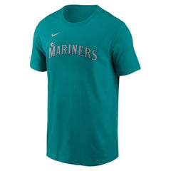 Julio Rodríguez Seattle Mariners Nike Fuse Name & Number T-Shirt - Teal T-shirts