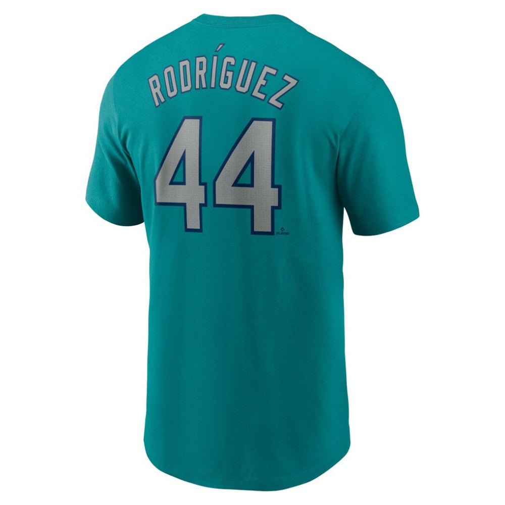 Julio Rodríguez Seattle Mariners Nike Fuse Name & Number T-Shirt - Teal T-shirts