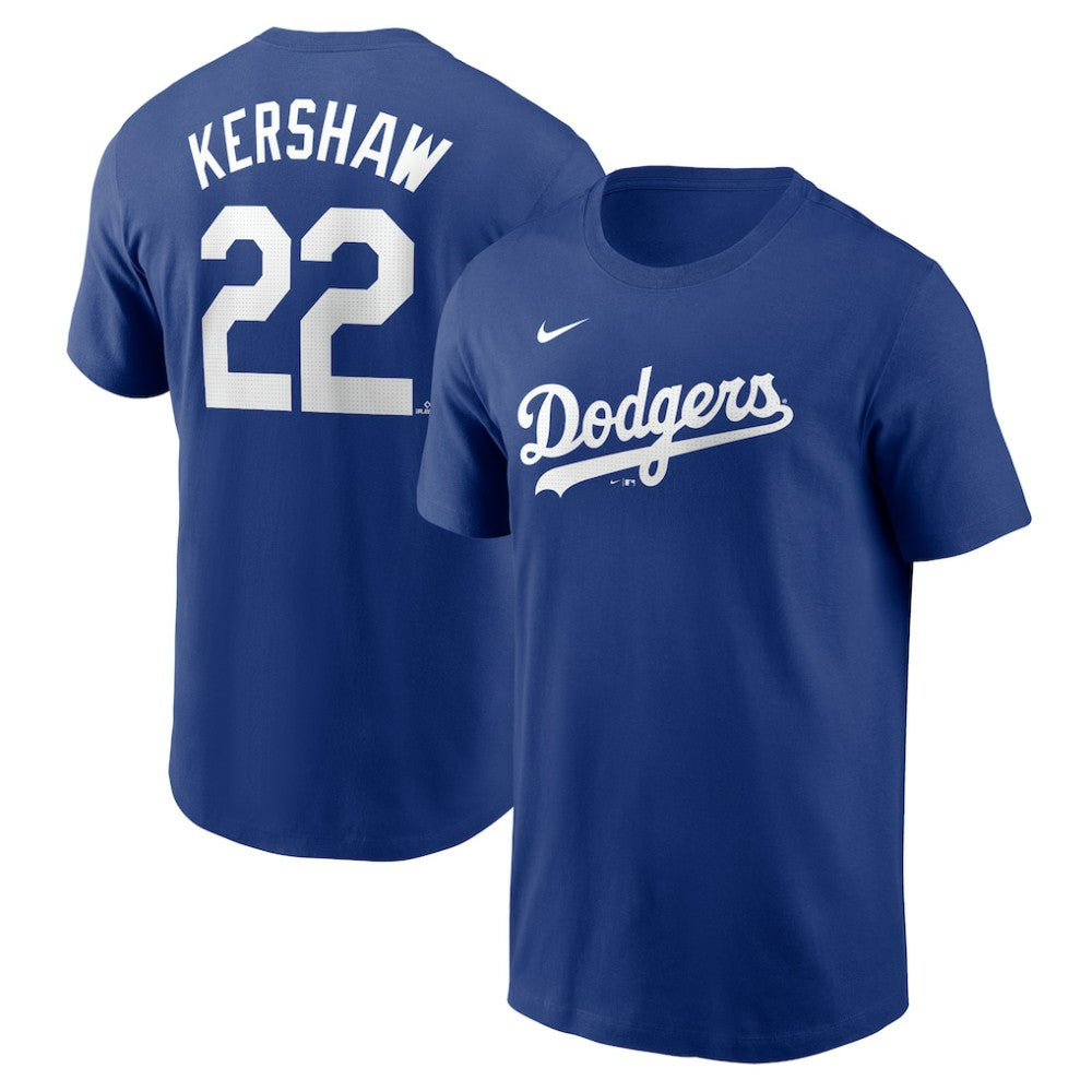 Clayton Kershaw Los Angeles Dodgers Nike Fuse Name & Number T-Shirt - Royal T-shirts