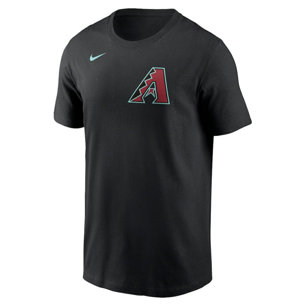 Corbin Carroll Arizona Diamondbacks Nike Fuse Name & Number T-Shirt - Black T-shirts