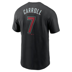 Corbin Carroll Arizona Diamondbacks Nike Fuse Name & Number T-Shirt - Black T-shirts