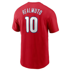 J.T. Realmuto Philadelphia Phillies Nike Fuse Name & Number T-Shirt - Red T-shirts