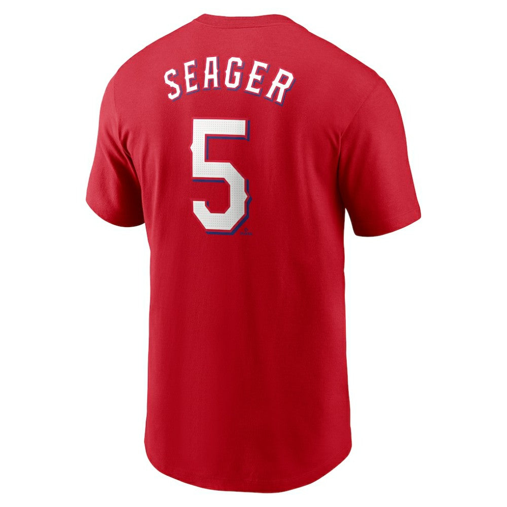 Corey Seager Texas Rangers Nike Fuse Name & Number T-Shirt - Red T-shirts