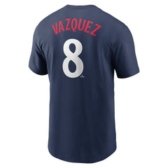 Christian Vazquez Minnesota Twins Nike Fuse Name & Number T-Shirt - Navy T-shirts